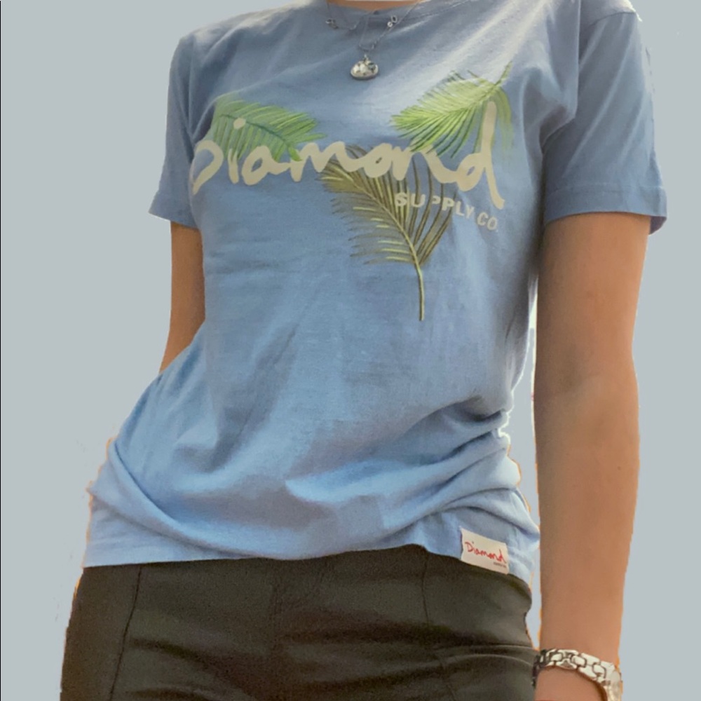 Diamond Supply Co. Light Blue T-shirt